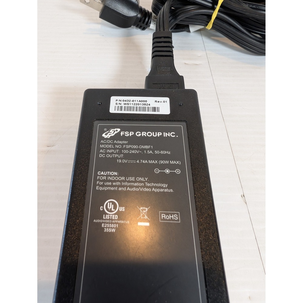 FSP Group FSP090-DMBF1 AC Adapter 19V 4.74A 90W Power Supply TESTED - Picture 2 of 5